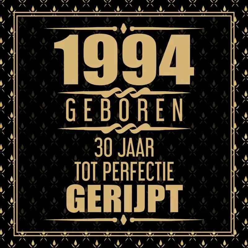 1994 Geboren 30 Jaar Tot Perfectie Gerijpt Lage Kosten