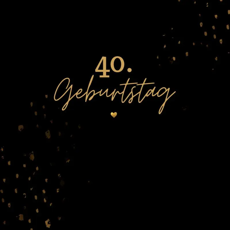 Aanbieding 40. Geburtstag- Gästebuch Blanko