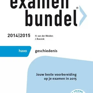 2014-2015 havo geschiedenis 2014/2015 Hete Deal