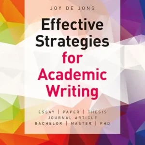 Actieprijs Effective Strategies for Academic Writing