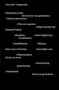 *dusdat* #depressie Laatste Versie
