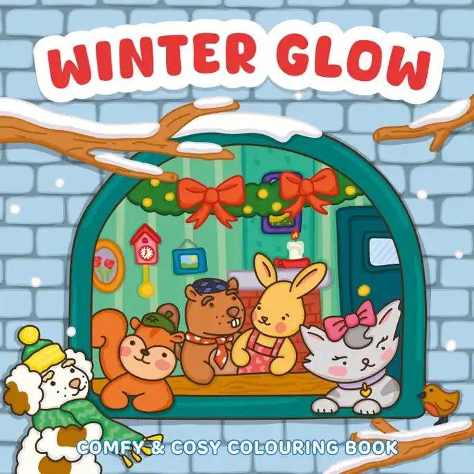 Winter glow - Comfy & cosy colouring book Must-Have